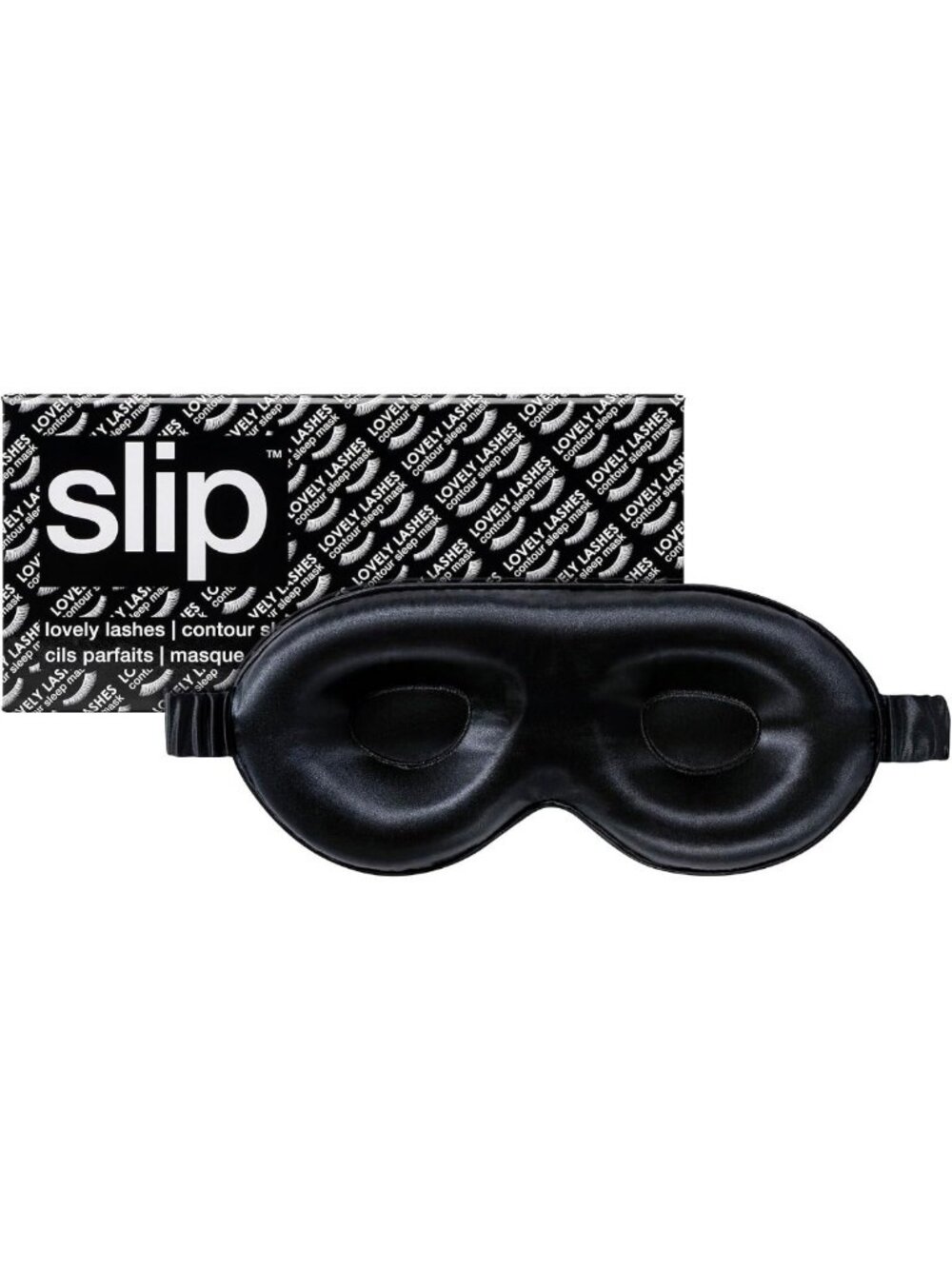 Silk Contour Sleep Mask - Lash-Friendly, Light-Blocking Design for Restful Sleep
